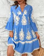 Boho jurkje Blauw ** NIEUW **, Kleding | Dames, Grote Maten, Verzenden, Nieuw, Blauw, Jurk