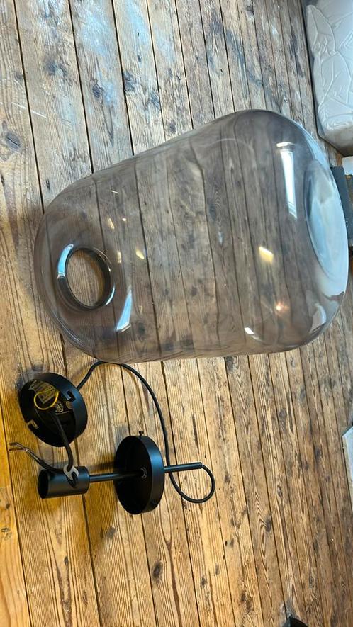 Karwei hanglamp juno xxl, Huis en Inrichting, Lampen | Hanglampen, Zo goed als nieuw, Glas, Ophalen