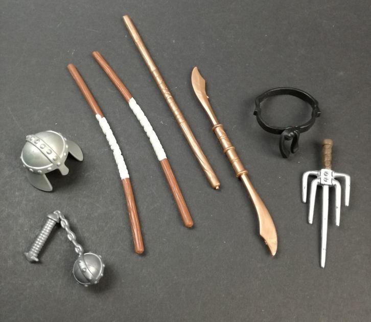 Teenage Mutant Ninja Turtles TMNT WAPENS 2003 PLAYMATES, Verzamelen, Speelgoed, Gebruikt, Verzenden