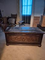 Antieke dekenkist, Gebruikt, 50 tot 100 cm, Ophalen of Verzenden, 100 tot 125 cm