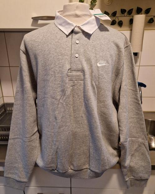 Nike Club Polo Sweater - Maat: XL🔥, Kleding | Heren, Truien en Vesten, Nieuw, Maat 56/58 (XL), Grijs, Ophalen of Verzenden