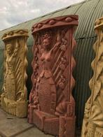8 stuks Decoratie BEELDEN ORNAMENTEN Steen 280cm hoog!!!!, Tuin en Terras, Ophalen of Verzenden, Nieuw, Steen