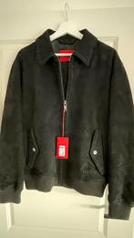 Suede leren jas Hugo Boss (nieuw) maat M, Maat 48/50 (M), Zwart, Nieuw, Ophalen of Verzenden