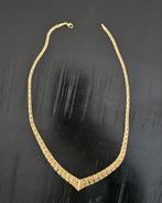Dames ketting 18K, Sieraden, Tassen en Uiterlijk, Kettingen, Ophalen of Verzenden, Zo goed als nieuw, Goud, Goud