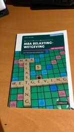 MBA Belastingwetgeving Uitwerkingenboek, Boeken, Nieuw, Ophalen of Verzenden, C.J.M. Jacobs