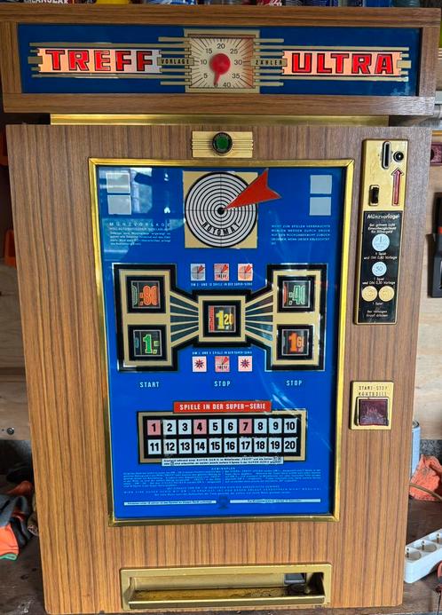 Vintage Duitse gokkast Treff -Ultra, Verzamelen, Automaten | Gokkasten en Fruitautomaten, Zo goed als nieuw, Ophalen