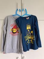 2x Longsleeve Lego politie brandweer - maat 122 128, Gebruikt, Lego Wear, Ophalen of Verzenden, Shirt of Longsleeve