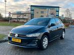Volkswagen Polo 1.0 TSI 95pk 2018 Zwart, Auto's, Voorwielaandrijving, Handgeschakeld, 570 kg, Geïmporteerd