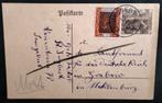 Saargebiet Postkarte P8 Gelopen Ingbert 1921., Verzenden, Briefkaart
