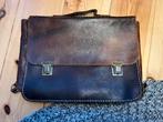 Vintage Leren Rugtas voor werk/laptop, Gebruikt, Minder dan 30 cm, 25 tot 40 cm, Ophalen
