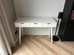 Bureau 3 lades wit, Huis en Inrichting, Bureaus, Ophalen, Gebruikt, Bureau