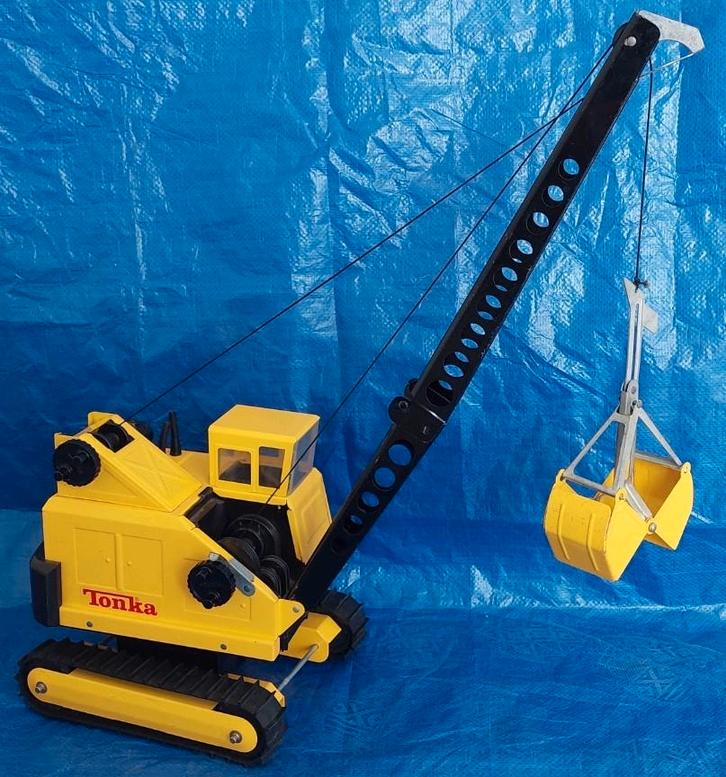 Tonka mighty kraan hijskraan No.3997, Kinderen en Baby's, Speelgoed | Speelgoedvoertuigen, Gebruikt, Ophalen