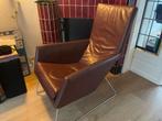 Fauteuil stoel bruin, Gerard vd Berg, Huis en Inrichting, Fauteuils, Ophalen, Gebruikt, Design, 50 tot 75 cm
