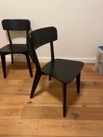 4 zwarte lisabo stoelen ikea, Ophalen, Zo goed als nieuw, Zwart, Vier