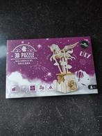 DIY Mechanische houten 3D puzzel, unicorn eenhoorn, nieuw!, Hobby en Vrije tijd, Denksport en Puzzels, Ophalen of Verzenden, Minder dan 500 stukjes