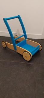 Houten loopkar, Ophalen, Zo goed als nieuw, Duw- of Trekspeelgoed
