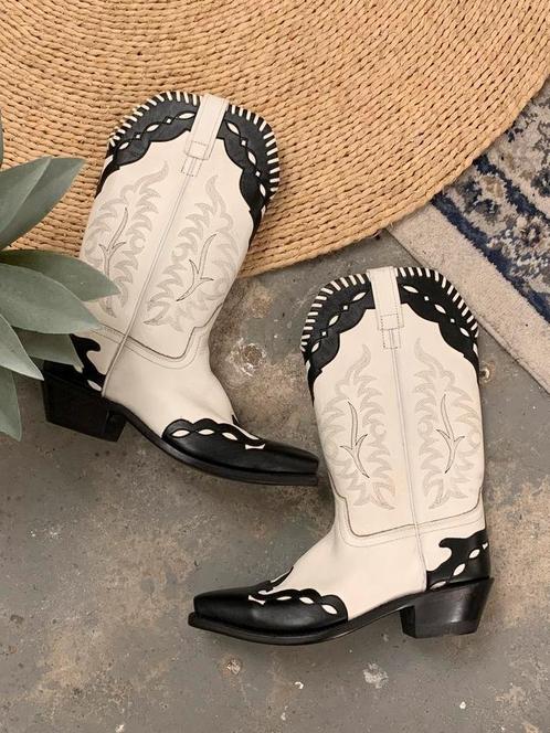 Bootstock cowboylaarzen 37 western boots bohemian laarzen, Kleding | Dames, Schoenen, Nieuw, Hoge laarzen, Wit, Ophalen of Verzenden