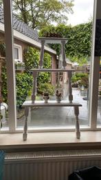 Brocante wit rekje, Ophalen