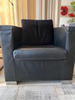 Minotti suitcase zwart leer, Huis en Inrichting, Ophalen, Gebruikt, 50 tot 75 cm, Leer