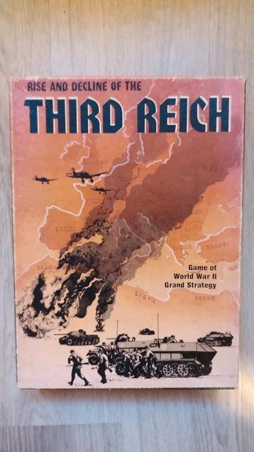 Rise and decline of the Third Reich bordspel WOII beschikbaar voor biedingen