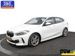 BMW 1-serie 118i Sport Leder Airco Trekhaak Cruise M-Pakket, Auto's, Gebruikt, 4 cilinders, Wit, Bedrijf