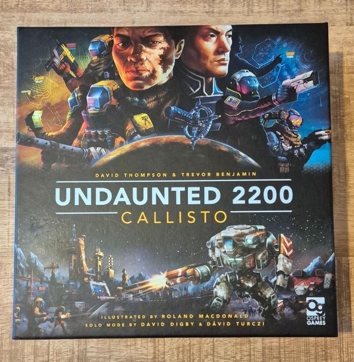 Undaunted 2200: Callisto Boardgame, Hobby en Vrije tijd, Gezelschapsspellen | Bordspellen, Zo goed als nieuw, Een of twee spelers