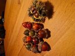 NEP DECORATIE 🌾🍂🍁 HERFST EIKELS/ KASTANJE, Ophalen of Verzenden, Binnen