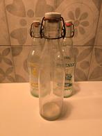 antieke glazen melkfles  met een beugelsluiting €8, Antiek en Kunst, Antiek | Glas en Kristal, Ophalen of Verzenden