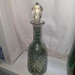 Antieke glazen karaf met stop, Antiek en Kunst, Antiek | Glas en Kristal, Ophalen of Verzenden