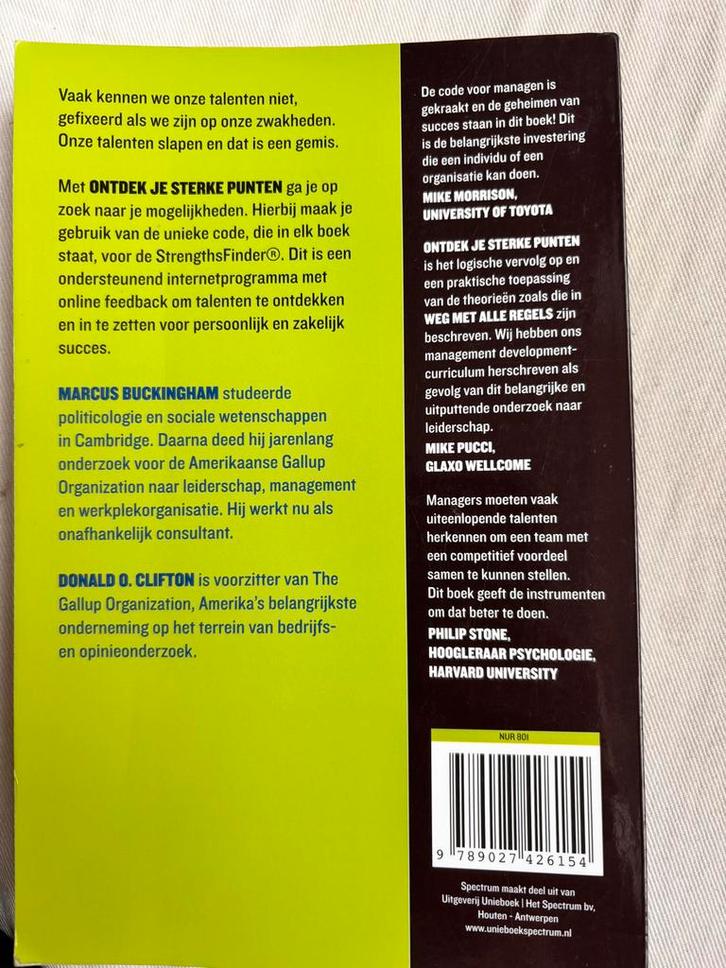 Ontdek je sterke punten - Marcus Buckingham, Boeken, Advies, Hulp en Training, Nieuw, Verzenden