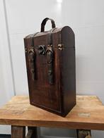 LEUKE OUDE BROCANTE HOUTEN WIJNKOFFER, Huis en Inrichting, Woonaccessoires | Wijnrekken, Gebruikt, Ophalen of Verzenden, Minder dan 5 flessen