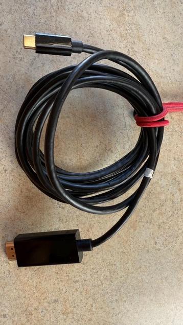 USB-C naar HDMI kabel – 2 meter – zwart voor Laptop of I Pad beschikbaar voor biedingen