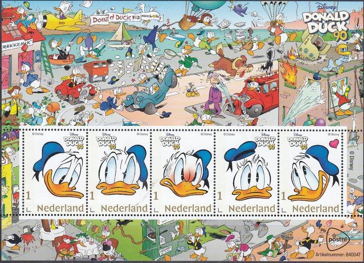 Nederland - 2024 - 90 Jaar Donald Duck - Walt Disney Company, Postzegels en Munten, Postzegels | Nederland, Postfris, Na 1940