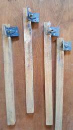 Losse hardhouten poten tuintafel tafelpoten 4 stuks, Tafelpoot, Minder dan 50 cm, Gebruikt, 50 tot 100 cm