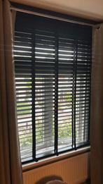 Jaloezie Ravi zwart (houtlook 140x175), Huis en Inrichting, Stoffering | Gordijnen en Lamellen, Ophalen, 100 tot 150 cm, Zwart