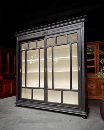 Prachtige art deco Vitrinekast | Jaren 20  / 30 stijl #2285 beschikbaar voor biedingen