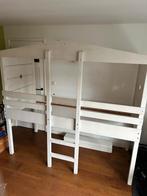 Bed half hoogslaper / huis bed/ bed met dakje, Ophalen, Zo goed als nieuw