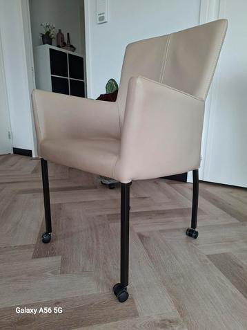  LEREN zgan eetkamerstoel  beschikbaar voor biedingen
