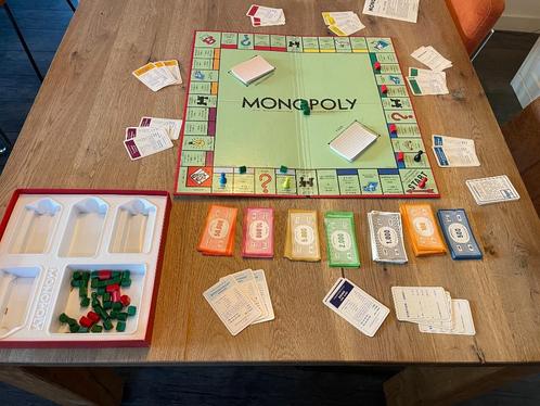 D286 Parker Brothers Smeets Schippers Monopoly Vintage, Hobby en Vrije tijd, Gezelschapsspellen | Bordspellen, Gebruikt, Een of twee spelers