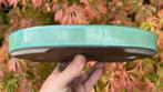 Bonsai schaal Turquoise geglazuurd Japans 26,2x17,4x3,6, Ophalen of Verzenden, Zo goed als nieuw, Minder dan 25 cm, Overige vormen