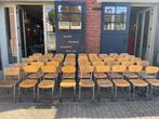 Grote partij van 45x vintage schoolstoel, horeca/event stoel, Ophalen