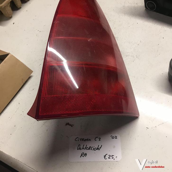 Citroen C3 2002 Achterlicht Rechts, Auto-onderdelen, Verlichting, Gebruikt, Ophalen of Verzenden