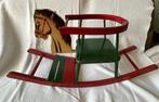 Vintage houten schommelpaard ca. 1950 – vintage speelgoed, Ophalen, Gebruikt