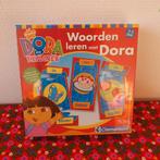 Nieuw spel Woorden leren met Dora Clementoni +/- 3-5 jaar, Ophalen of Verzenden, Nieuw, Taal en Lezen