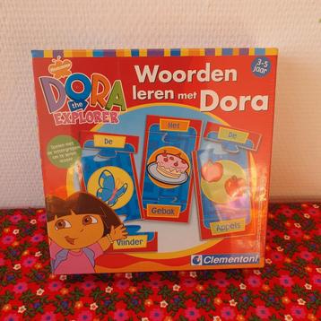 Nieuw spel Woorden leren met Dora Clementoni +/- 3-5 jaar  beschikbaar voor biedingen