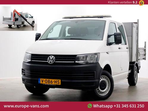 Volkswagen Transporter T6 2.0 TDI 150pk Lang D.C. Open laadb, Auto's, Bestelauto's, Bedrijf, Te koop, ABS, Airbags, Airconditioning