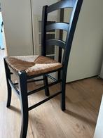Stoelen met rieten zitting, Huis en Inrichting, Stoelen, Ophalen, Gebruikt, Twee, Bruin