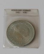Zilveren 10 gulden munt Nederland Herrijst in beschermhoes, Koningin Juliana, Zilver, Ophalen of Verzenden, Losse munt
