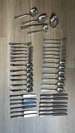 Verzilverd bestek Hollands glad, Huis en Inrichting, Keuken | Bestek, Ophalen of Verzenden, Zo goed als nieuw, Vaatwasserbestendig