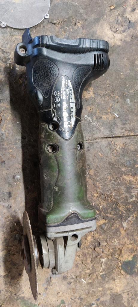 Hitachi G18DL Accu Slijpmachine (Gebruikt, Zonder Accu), Doe-het-zelf en Verbouw, Gereedschap | Schuurmachines, Gebruikt, Overige typen